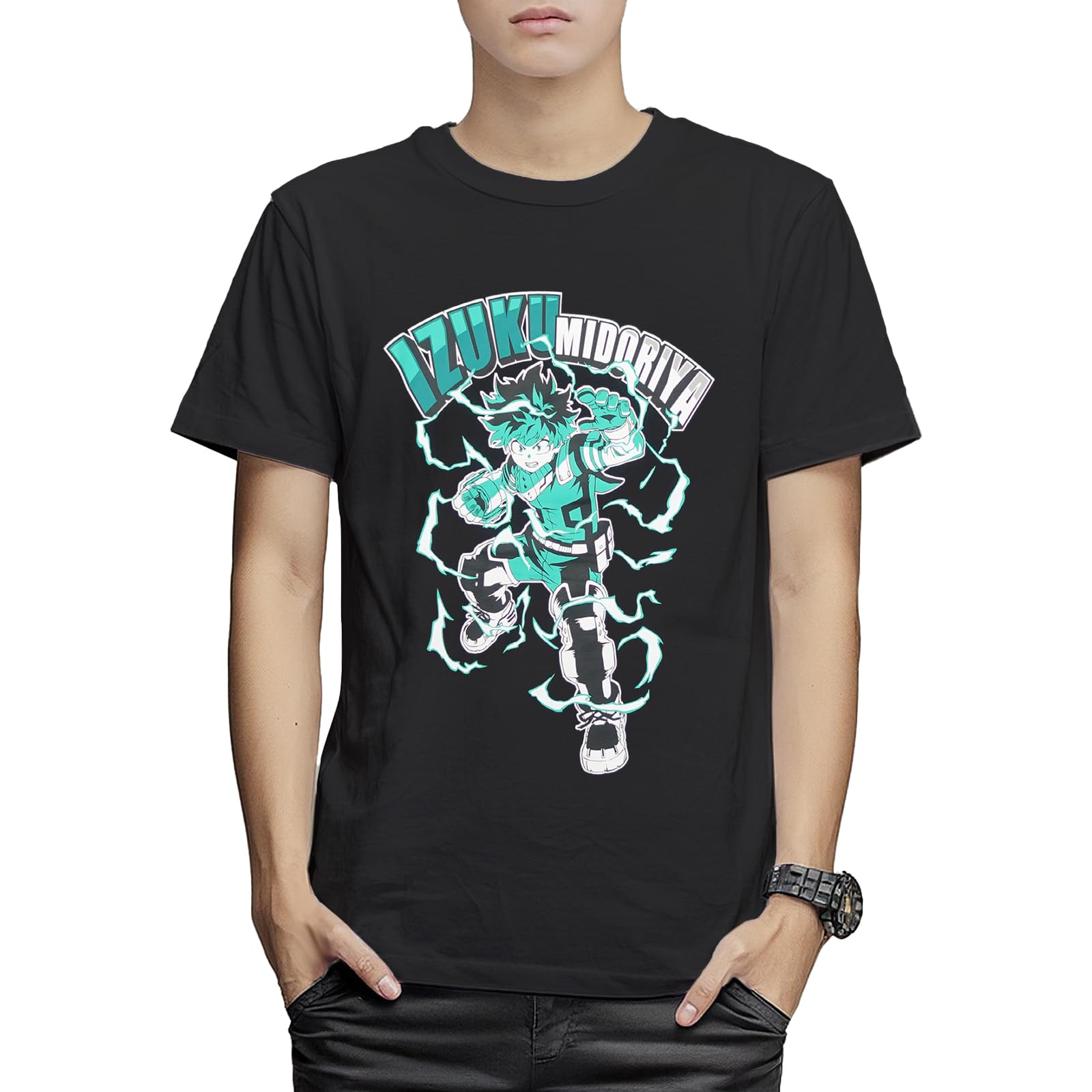 完売品　ヒロアカ　緑谷出久　デク　ドレスシャツ　Tシャツ TVアニメ『僕のヒーローアカデミア』 - ドレスシャツ Tシャツ